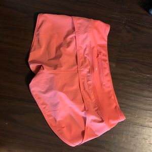 Lulu lemon peach shorts